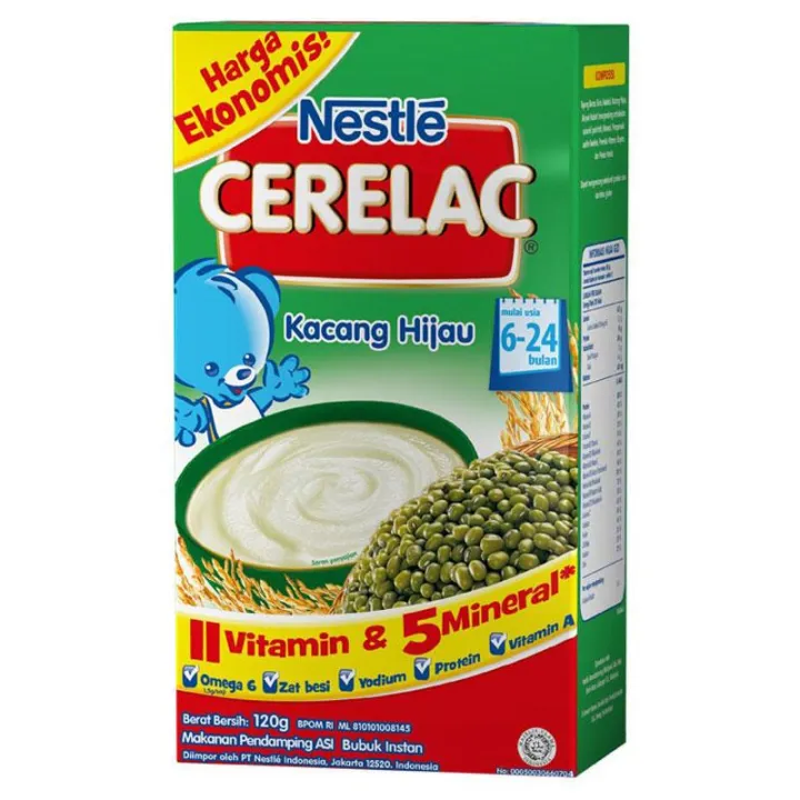 Nestle Cerelac Kacang Hijau Gr Lazada Indonesia