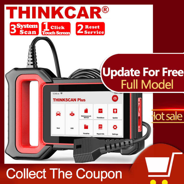 Versionthinkcar Thinkscan Plus Obd Scanner Check Engine Abs