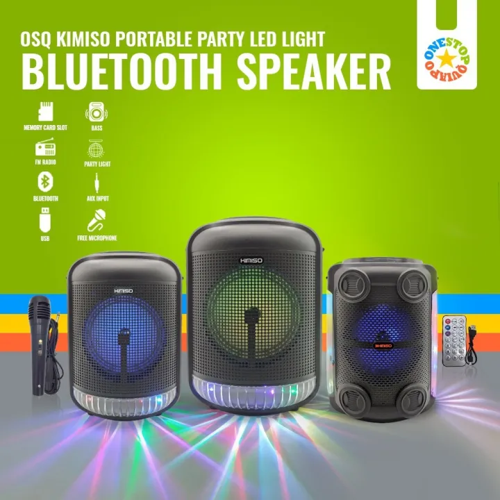 N Sale Osq Inch Inch Portable Bluetooth Karaoke Party Speaker