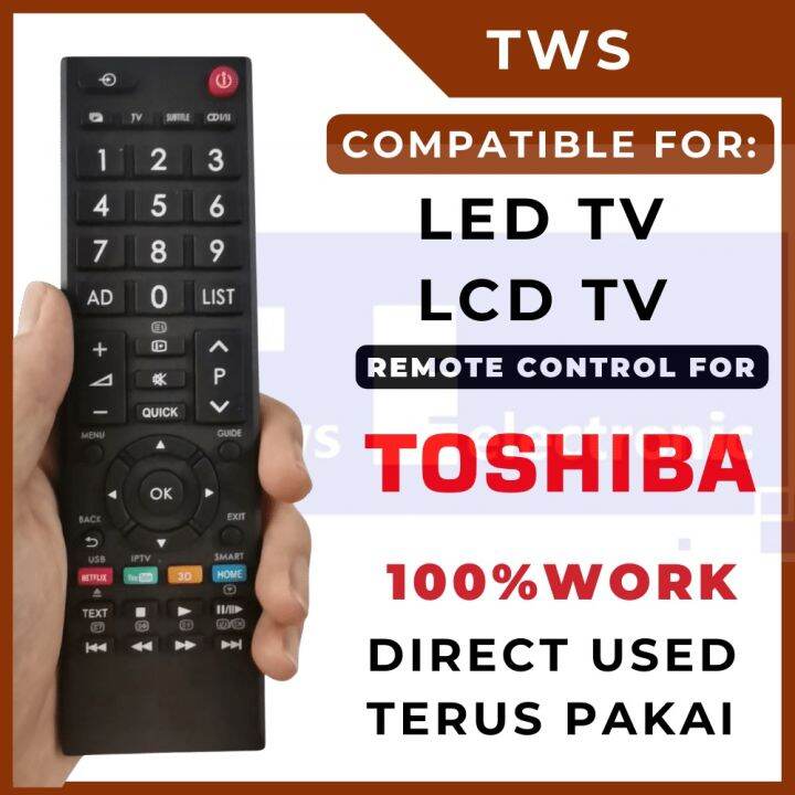 Remote Control For Toshiba Led Lcd Tv Lazada Ph