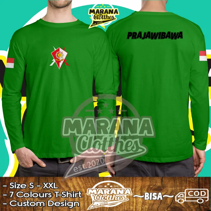 Kaos Satpol PP Satuan Polisi Pamong Praja Wibawa New Logo Lengan