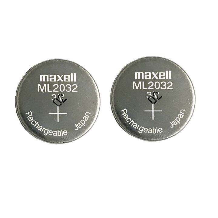 Maxell Ml Rechargeable Lithium Cell Button Battery Pieces