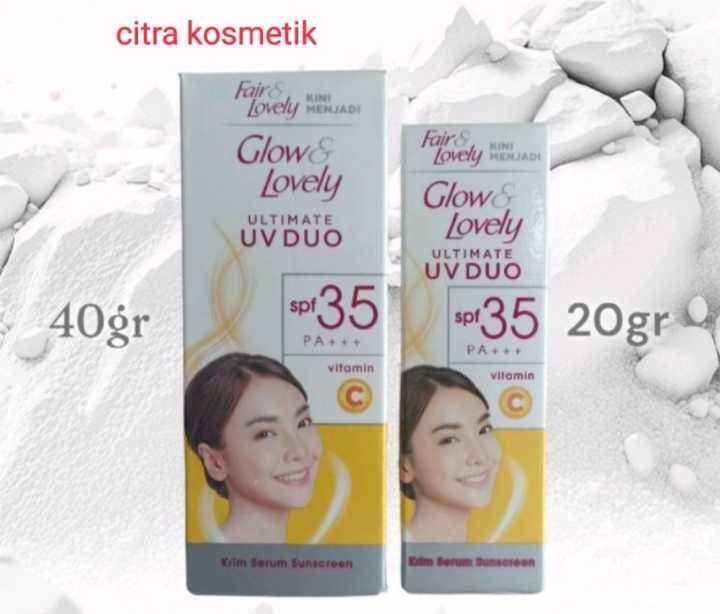 FAIR LOVELY GLOW LOVELY ULTIMATE UV DUO KRIM VIT C SPF 35 PA