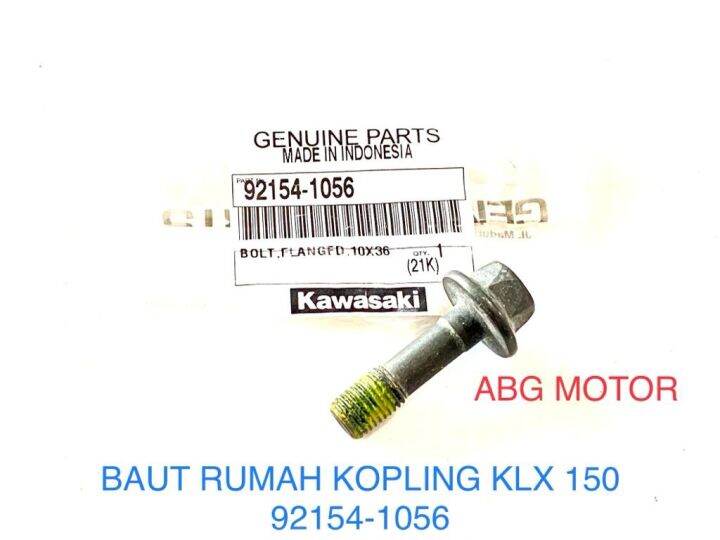 Baut Bolt Flanged Baut Rumah Kopling Klx Original Kawasaki Lazada