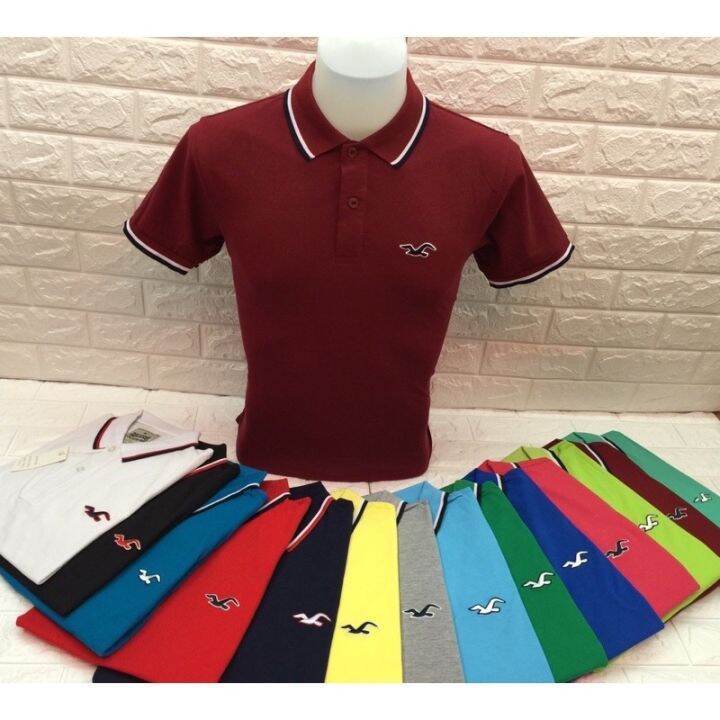 NEW Men S Hollister Cotton Spandex Poloshirt 1601 Lazada PH