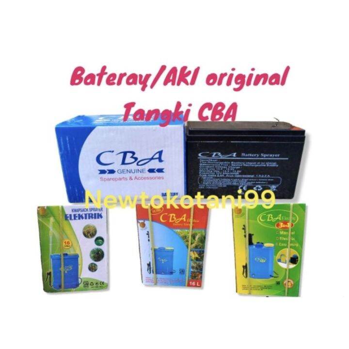 Baterai Aki Cba Spare Part Asli Cba V Ah Sparepart Batre Tangki