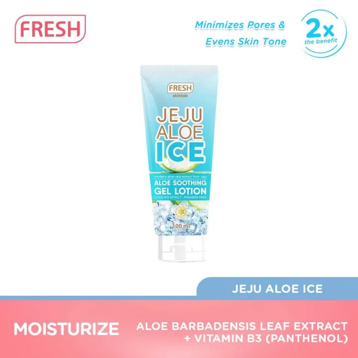 Fresh Skinlab Jeju Aloe Ice Soothing Gel Lotion 100ml Lazada PH