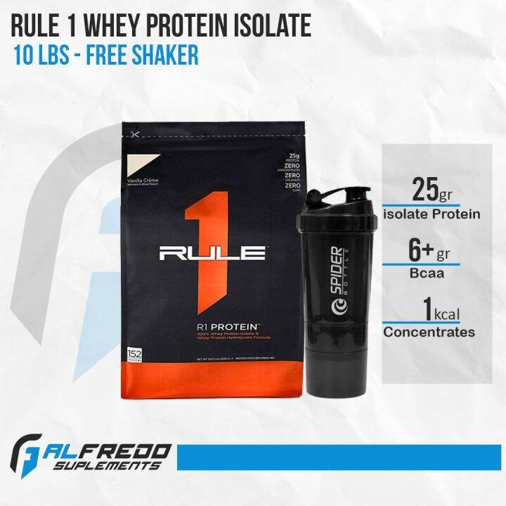 Rule 1 Whey Protein Isolate 10 Lbs Ruleone Isolate Whey Lazada Indonesia