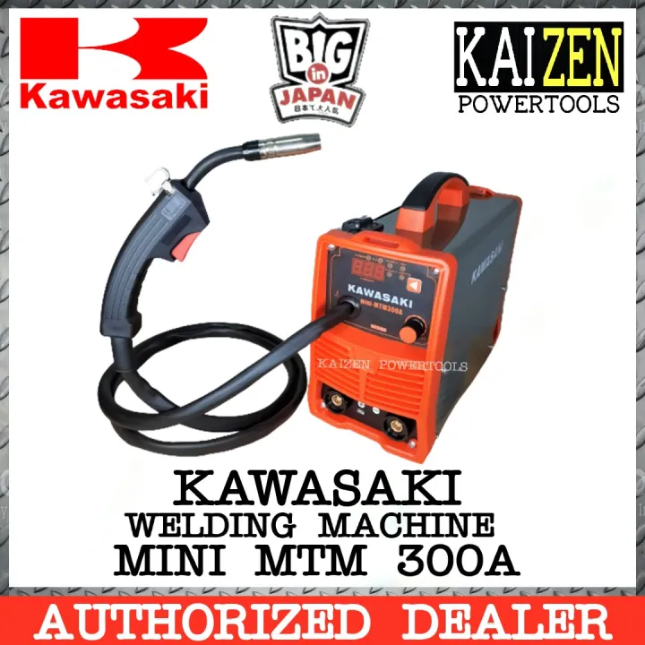 Kawasaki Inverter Welding MINI MTM300A MIG TIG MMA DIGITAL Heavy Duty