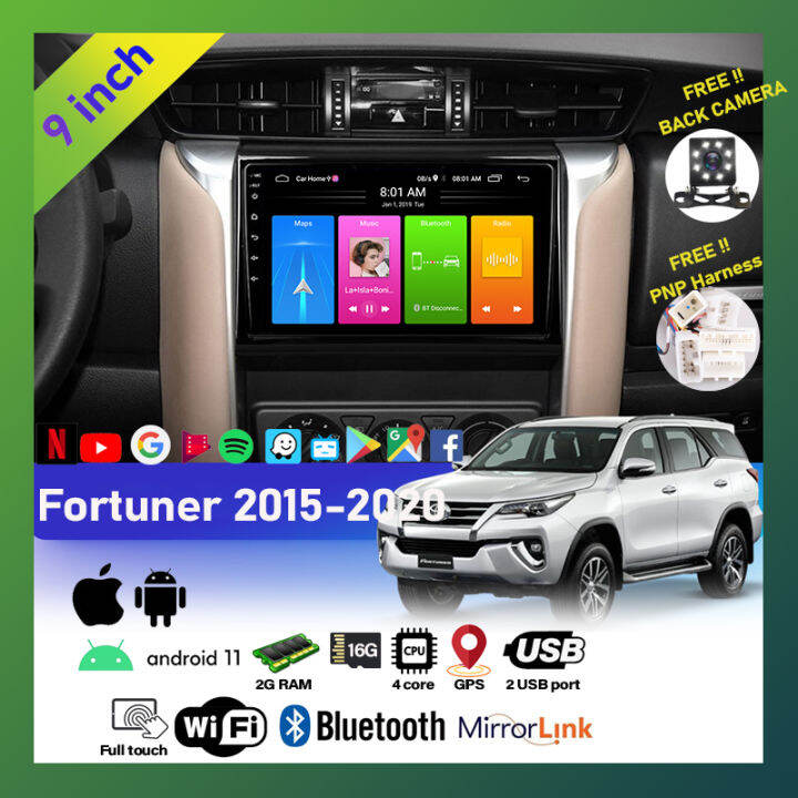 9 Inch Headunit For Toyota Fortuner 2015 2020 Car Stereo Multimedia