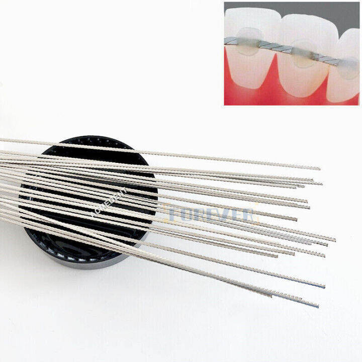 10 Pieces Dental Lingual Retainer Twist Wire Flat Twisted Wires