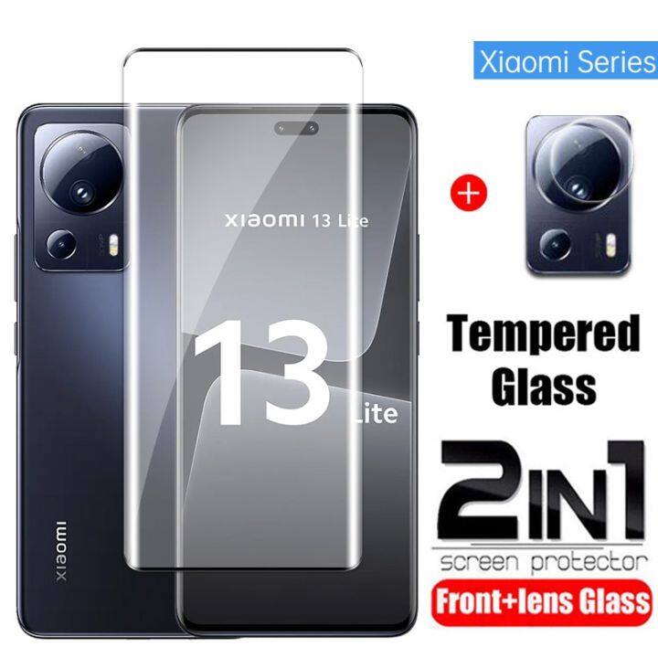 2in1 Full Cover Curved Tempered Glass Screen Protector For Xiaomi 13