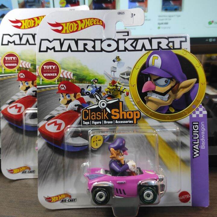 Hot Wheels Mario MarioKart Waluigi Badwagon Lazada Indonesia