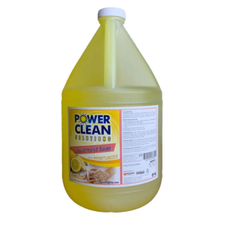 Powerclean Liquid Hand Soap Lemon Gallon Lazada Ph