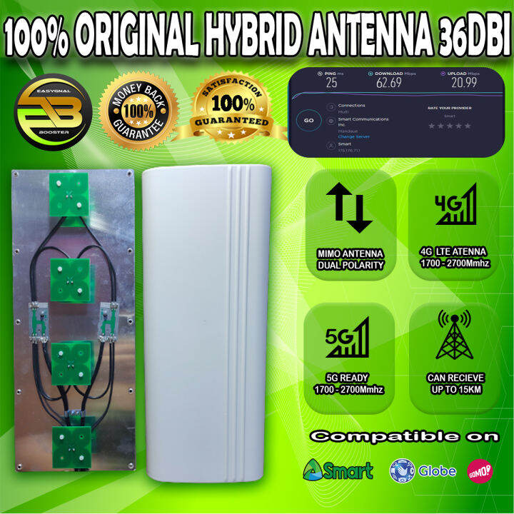 Easygnal Hybrid Antenna Dbi Panel Antenna G Booster Signal Pldt