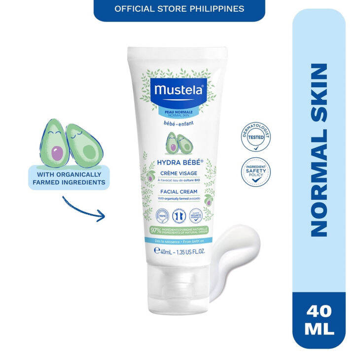 Mustela Hydra Bebe Facial Cream 40ml Lazada PH