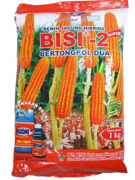 Benih Bibit Jagung Hibrida BISI 2 Tongkol Dua Original 1 Kg Lazada