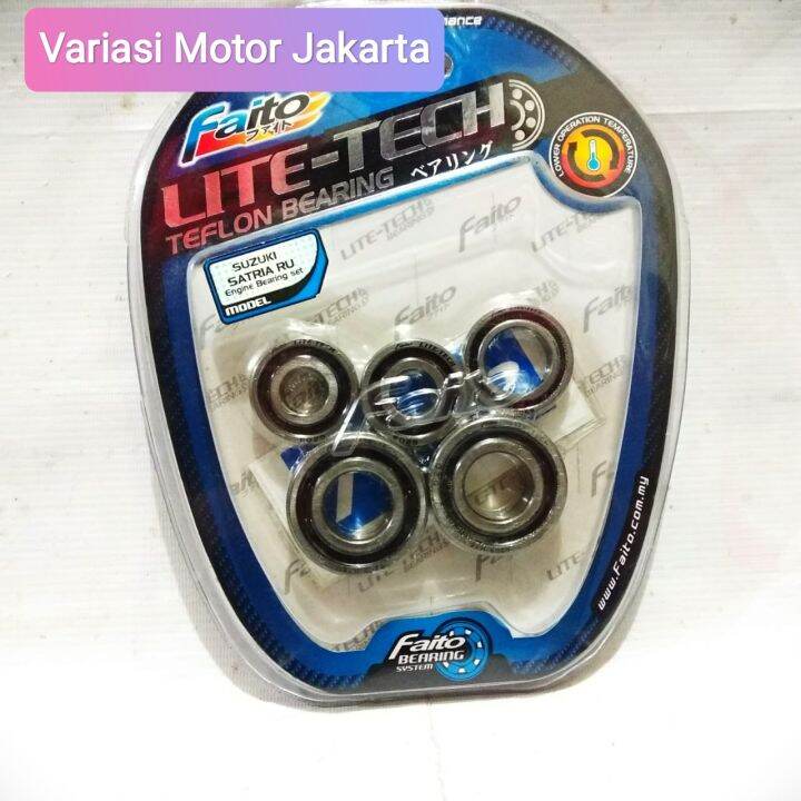 Laher Bearing Mesin Full Set Faito Lite Tech Satria T Lazada Indonesia