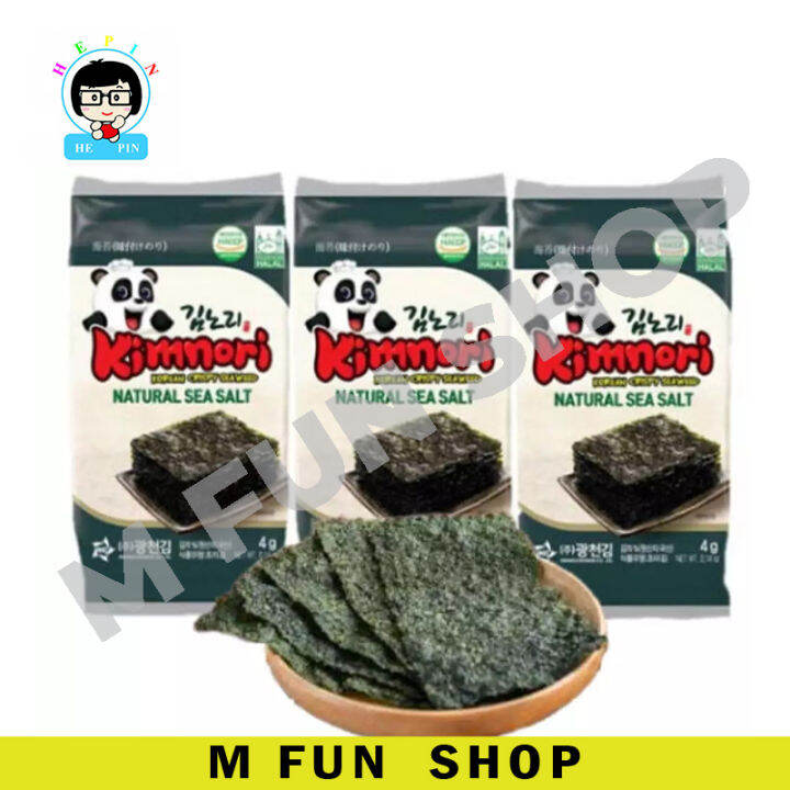 HALAL Kimnori Korean Crispy Seaweed Snack 3pkt X 4g Lazada