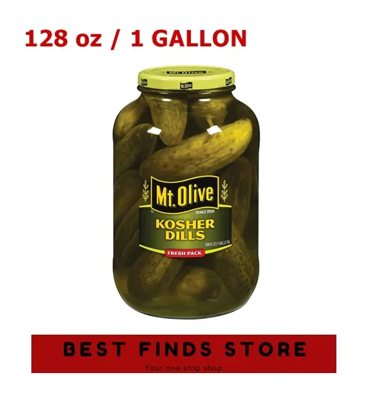 Mt Olive Kosher Dill Whole Pickles 128 Oz 1 Gallon Lazada PH