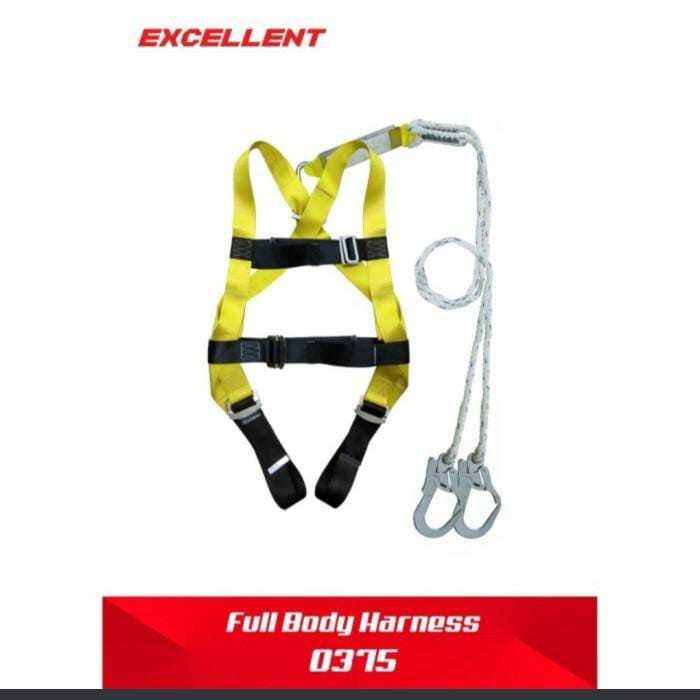 Full Body Harness With Absorber Double Lanyard Excellent 0375 Lazada