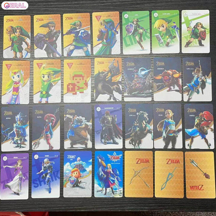 Geral Mini Botw Amibo Cards Full Set Zelda And Tears Of The Kingdom