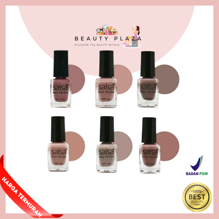 Salsa Nail Polish Kutek Nude 1EA 8ml Lazada Indonesia