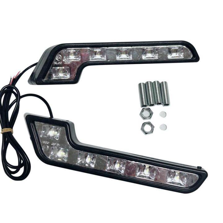 2X 12V Super Bright DRL LED Daytime Running Lights For Cars Auto