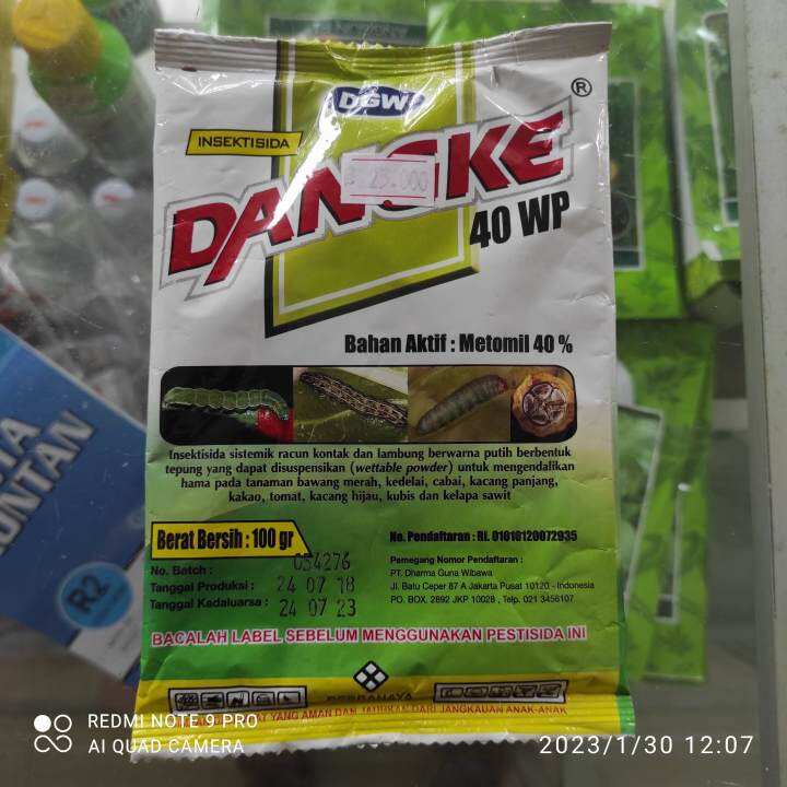 Insektisida Dangke 40 WP DGW 100 Gram Lazada Indonesia