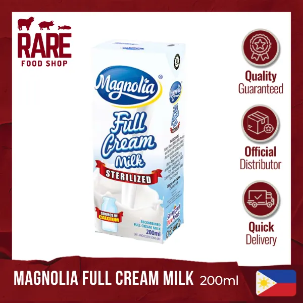 MAGNOLIA FULL CREAM MILK 200ML Lazada PH