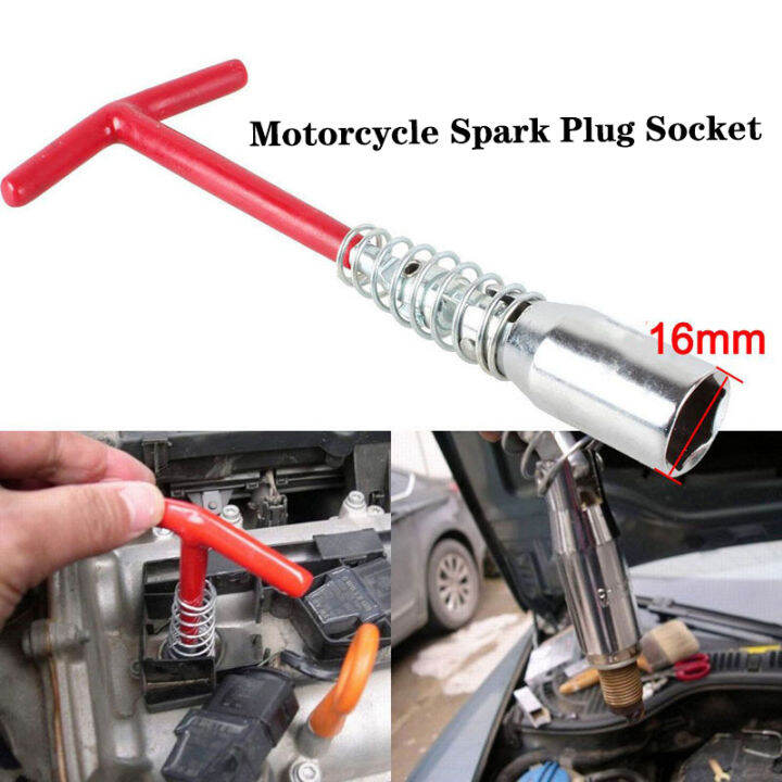 Spark Plug Socket Wrench 16mm T Wrench Removal Installation Tool High