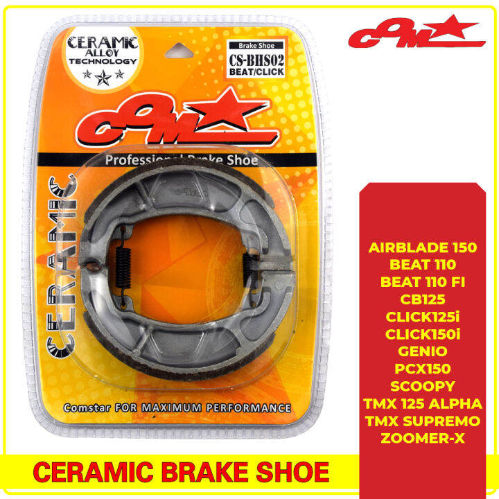 COMSTAR Ceramic Brake Shoe For AIRBLADE 150 BEAT BEAT FI CLICK125i