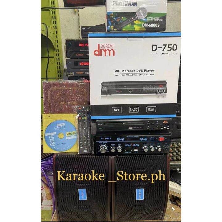 Videoke Karaoke Set Megapro Midi Player D W K Songs Speaker