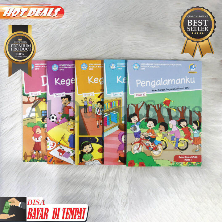 BUKU TEMATIK SD KELAS 1 TEMA 1 2 3 4 5 SEMESTER 1 Revisi 2017 PAKET