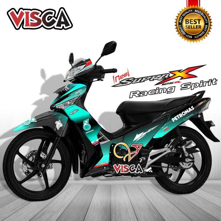 Decal Supra X 125 R Modif Keren Stiker Supra X 125 R Full Body Striping