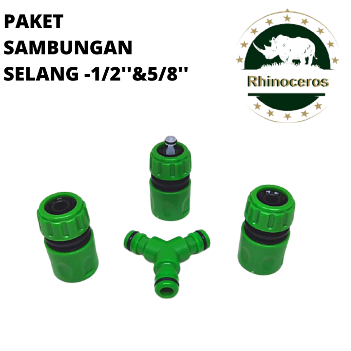 Sambungan Selang Air Paket Quick Connector Selang Konektor Y Segitiga