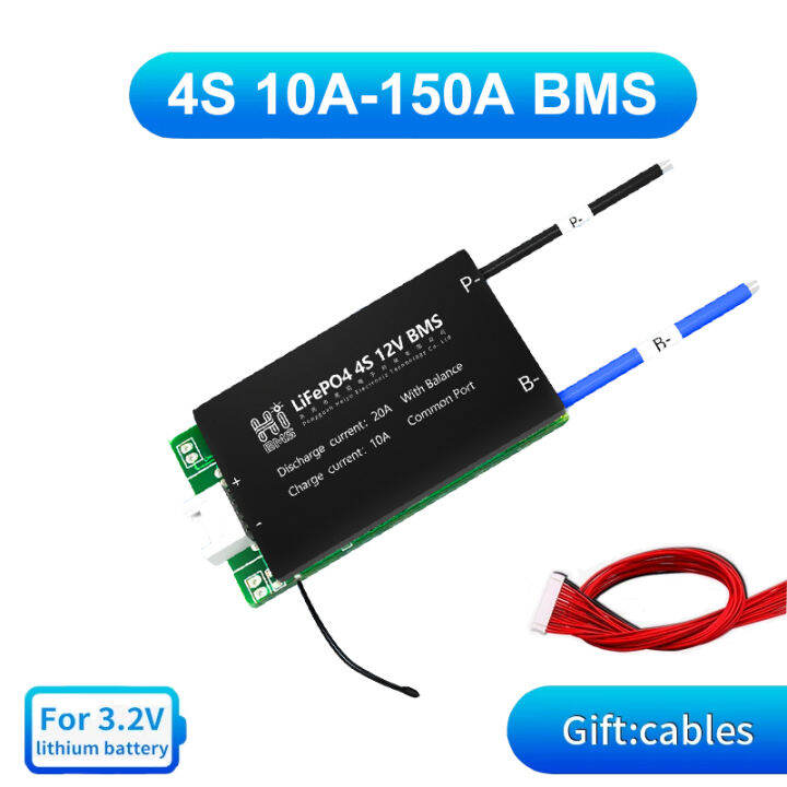 BMS 4S 12V Lifepo4 Batt 32650 With NTC 4S BMS Protection Circuit 10A