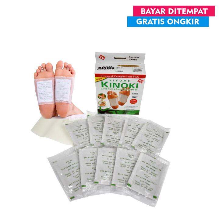 Kinoki Foot Patch Koyo Detox Box Isi Pads Penghilang Racun Tubuh