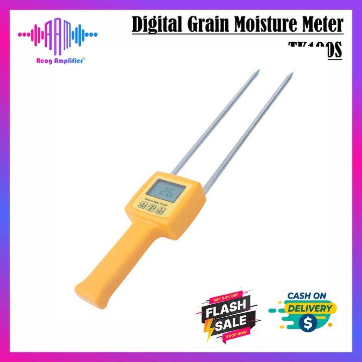 Tk S Digital Grain Moisture Meter Pengukur Kadar Air Untuk Biji Bubuk