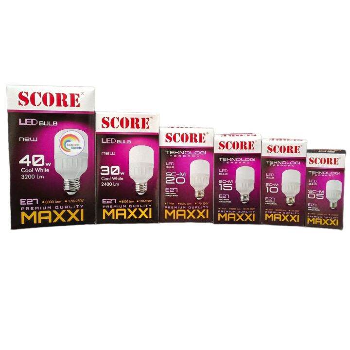 SCORE Maxxi Lampu LED Capsule 5 Watt 10 Watt 15 Watt 20 Watt 30