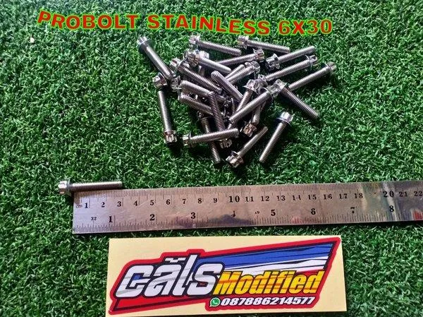 Baut Probolt Stainless New Model X Mm Drat Panjang Cm Made In