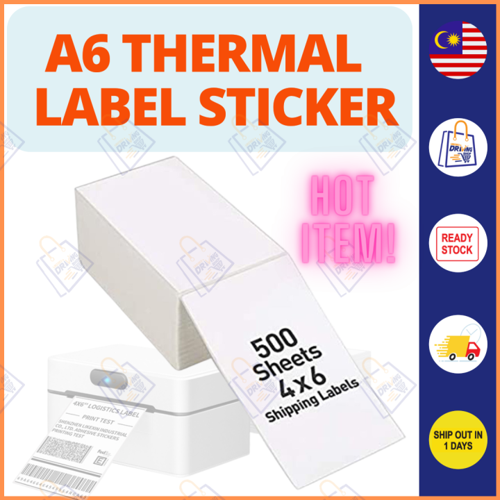 A Thermal Label Awb Sticker Paper Waybill Courier Bag Shipping Fold