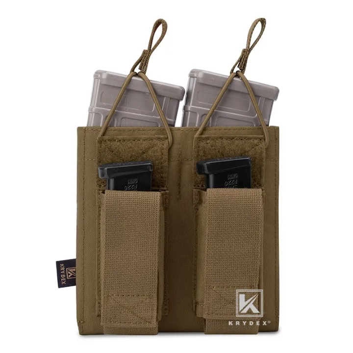 Krydex Double Molle Pals Open Top Magazine Pouch For Tactical