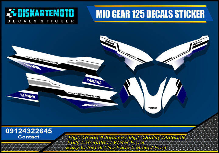 Mio Gear 125 Decals Sticker Lazada PH