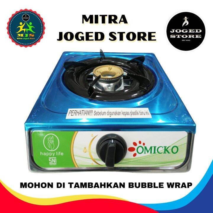 Kompor Gas 1 Tungku Omicko KM 201 Kompor Stainless Steel Lazada