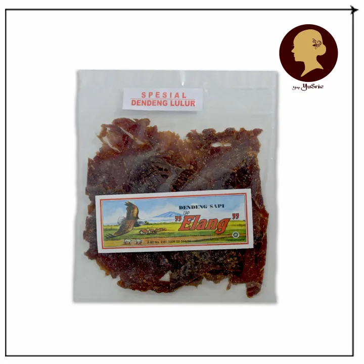 DENDENG DAGING SAPI LULUR MANIS MERK ELANG 250GR HALAL SPECIAL BEEF