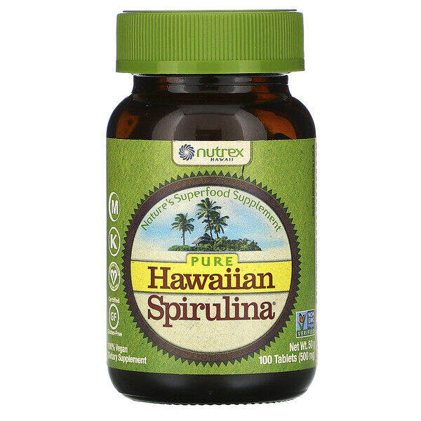 Nutrex Hawaii Pure Hawaiian Spirulina 100 Tablets Lazada Singapore