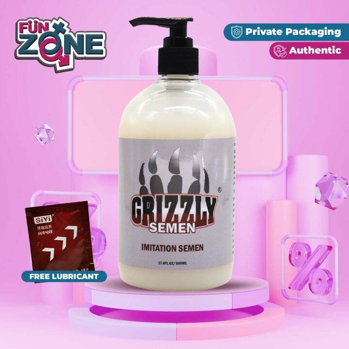 Funzone Grizzly Semen Ml Premium Personal Lubricant Vagina Anal Lube