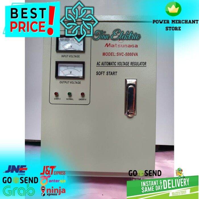 MATSUNAGA Stabilizer 5000 Watt STAVOL SVC 5000VA Lazada Indonesia