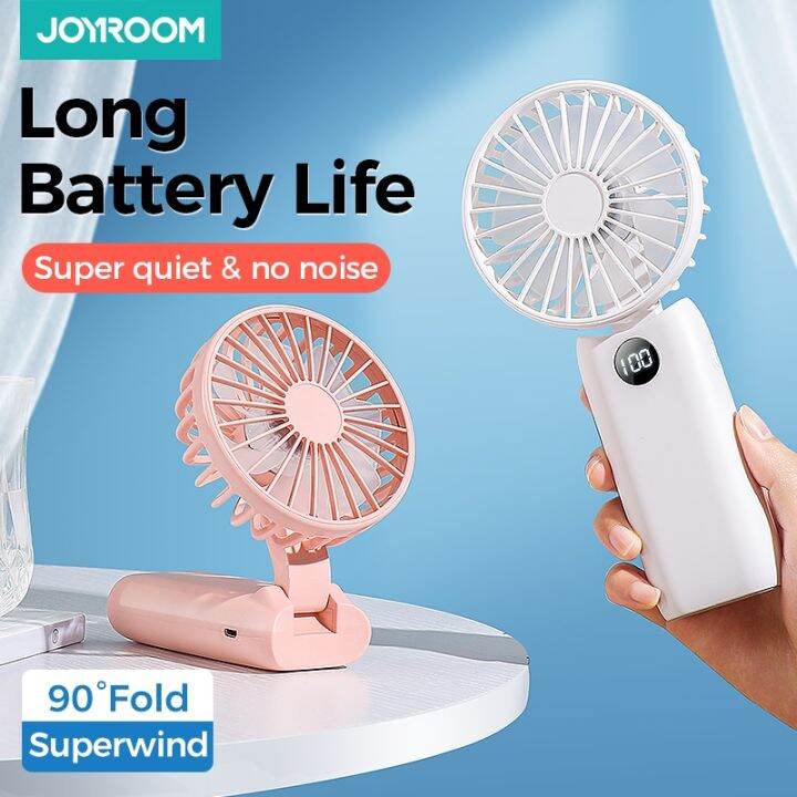 Joyroom Portable Usb Handheld Fan Mah Electric Recharge Fans